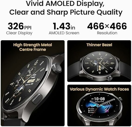 TOZO S5 Smart Watch met sportmodi op scherm