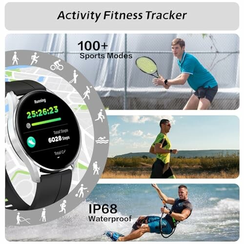 Mensen sporten met fitness-tracker