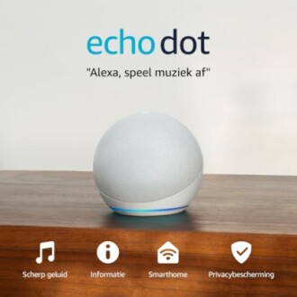 Echo Dot slimme speaker op tafel