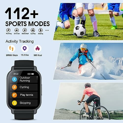 Verschillende sportmodi en activiteiten volgen met een fitness-tracker.