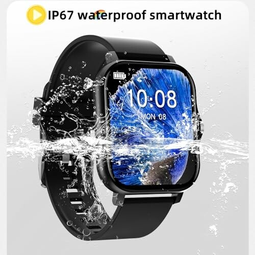 Waterdichte smartwatch met IP67-classificatie