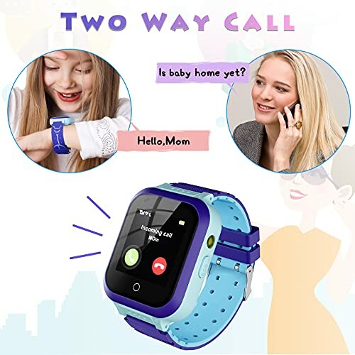 Smartwatch voor kinderen met tweerichtingsgesprek