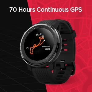 Smartwatch met 70 uur continue GPS