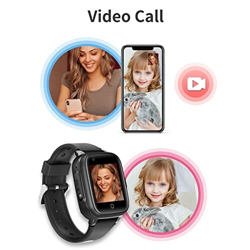 Smartwatch met videobeloptie voor kinderen.