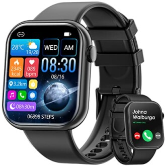 Smartwatch met apps en oproepweergave